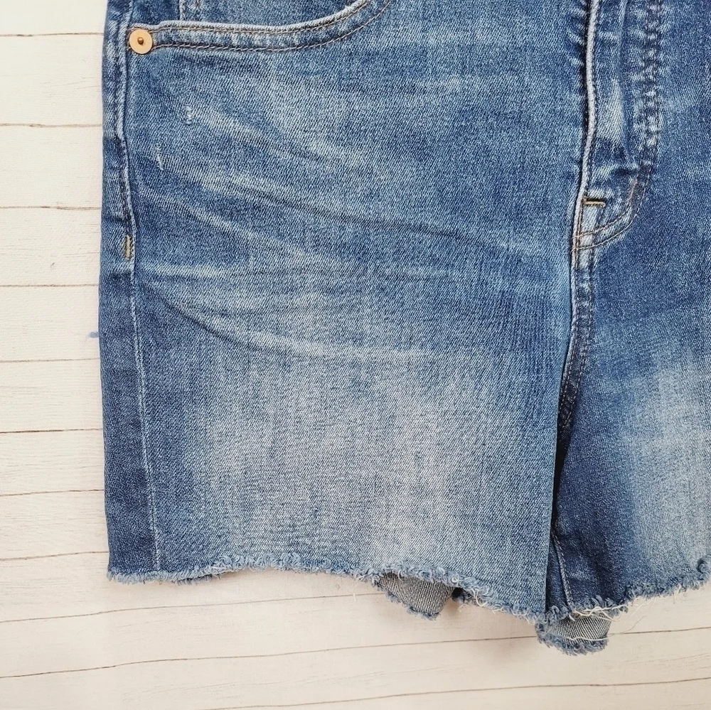MADEWELL HIGH-RISE DENIM SHORTS, SZ 27